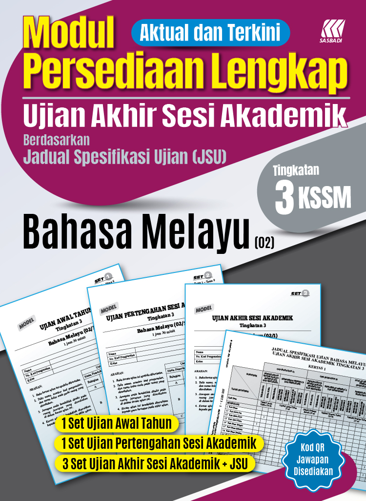 Modul Persediaan Lengkap UASA KSSM Bahasa Melayu Ting. 3 Cover